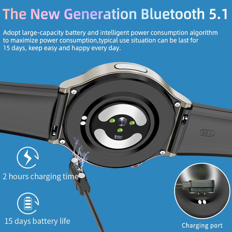 Norvo | CFDA EKG Blodoksygen Hjertefrekvens Helseovervåking Smartklokke