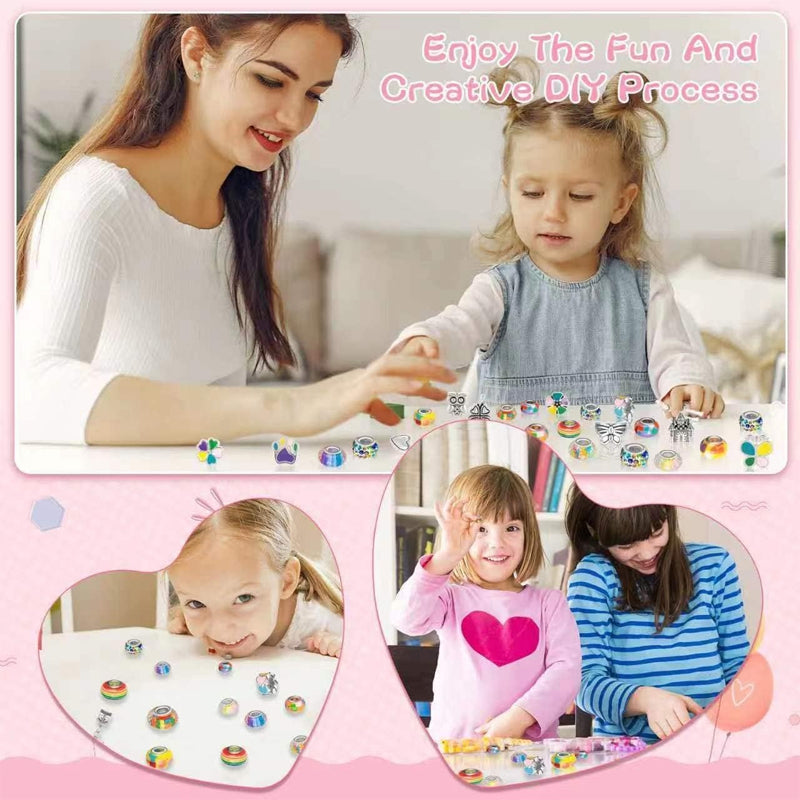 Norvo | Jenters Charm Armbånd DIY Sett