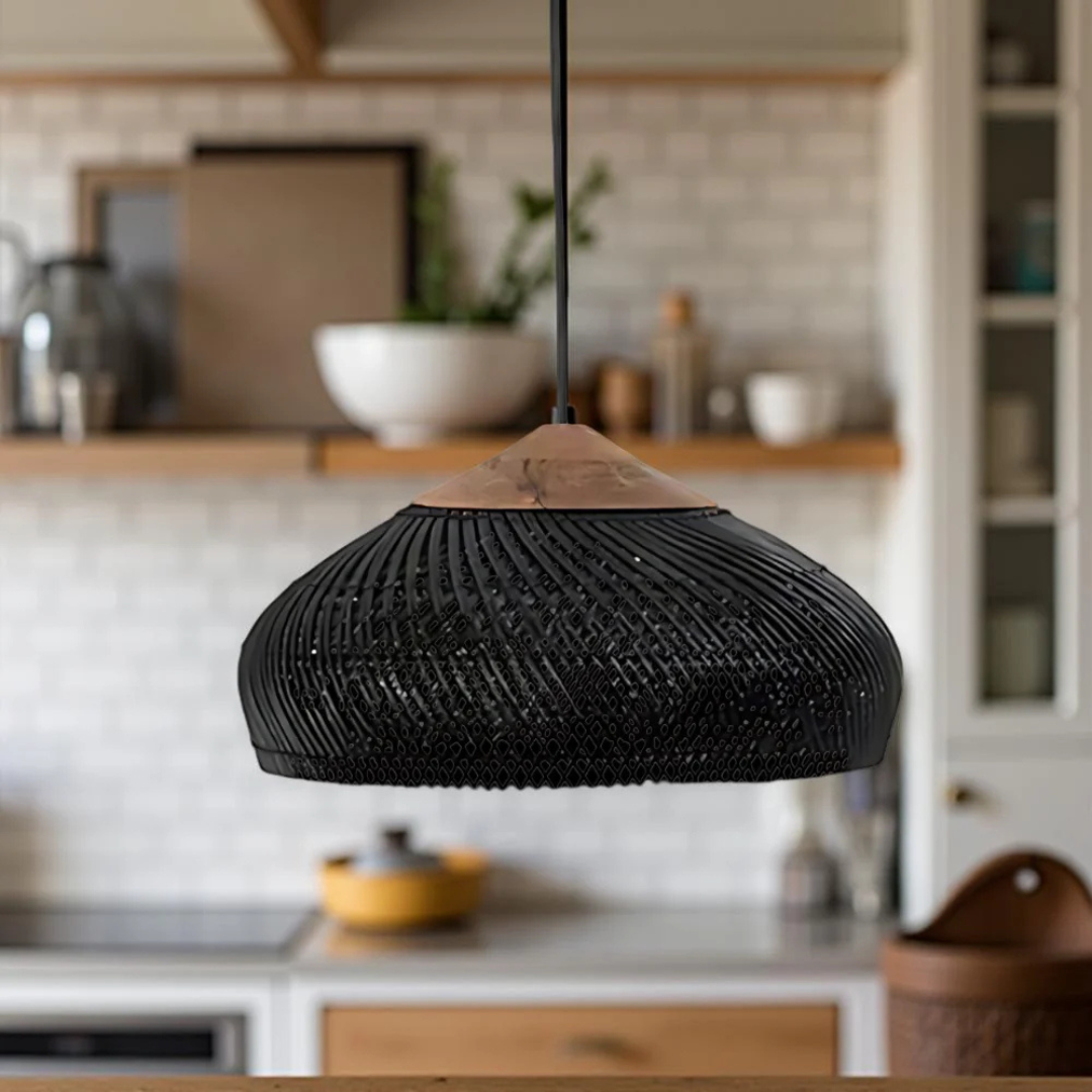 Norvo | Rattan Boho Pendellampe