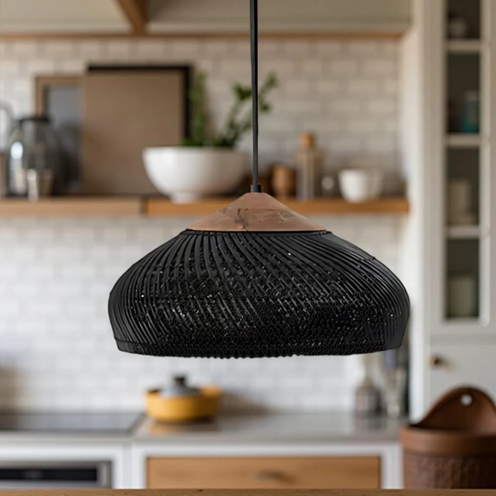 Norvo | Rattan Boho Pendellampe
