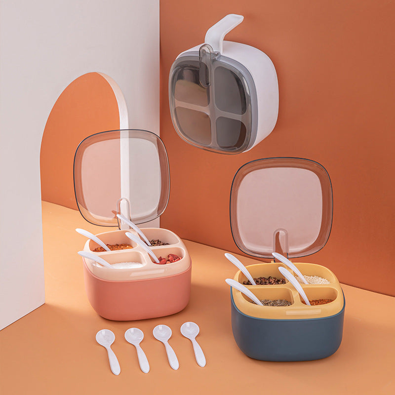 Norvo | Fire Krydderboks Med Lokk