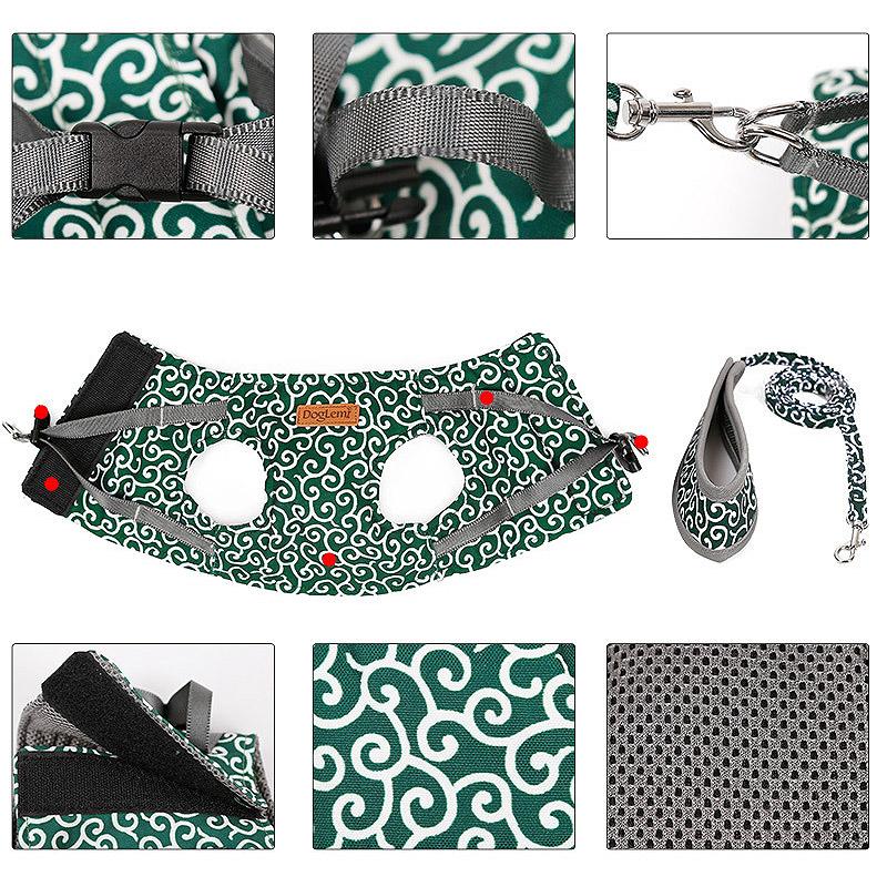 Norvo | Katt Vest Sele og Båndsett for Utegående Gåing