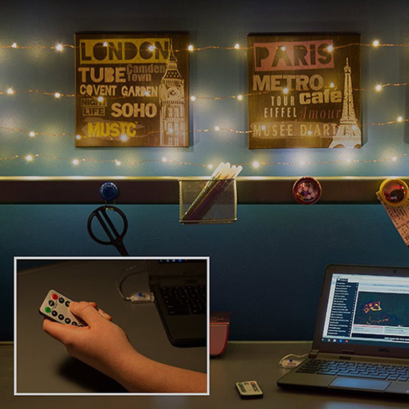 Norvo | Jule USB fjernkontroll kobbertråd lyssnor