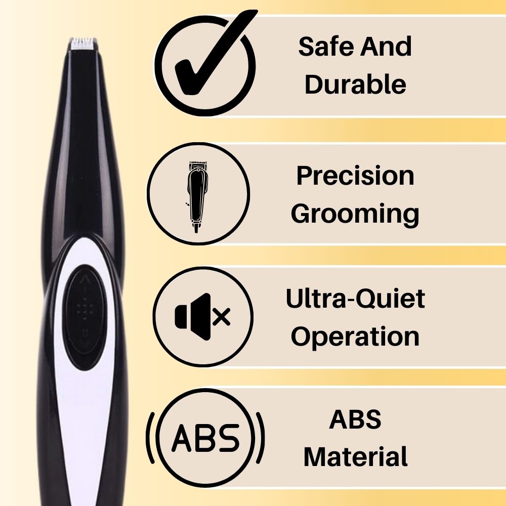 Norvo | Pet Trimmer FellEase | Whisper Quiet & Precise | Safe Cutting | Ergonomisk