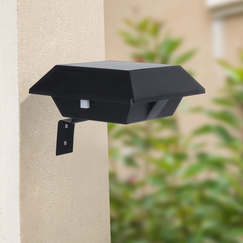 Norvo | Solar UFO-formet design gjerde lys LED utendørs vegglampe