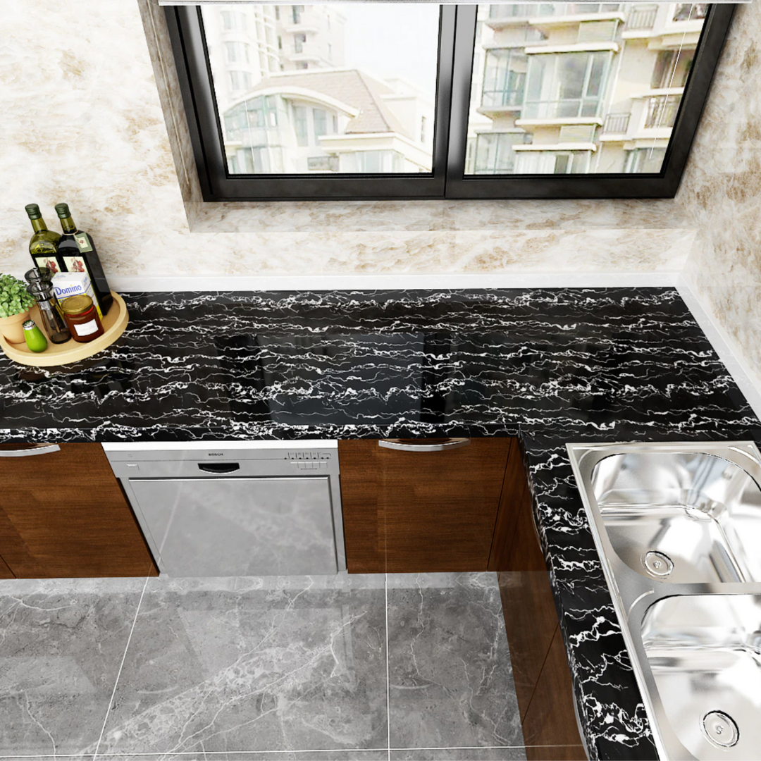 Norvo | Eindhoven MarbleLook | Vakker dekorasjon for enhver overflate! Vanntett & Oljeproof