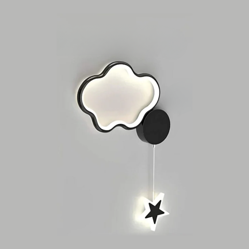 Norvo | DreamLight | Magisk Vegglampe med Skyer, Stjerner og Måne