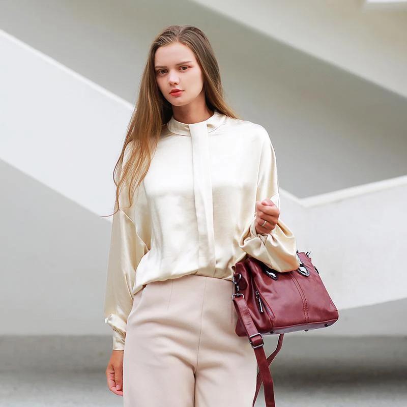 Norvo | Boston Lærhåndveske for Kvinne