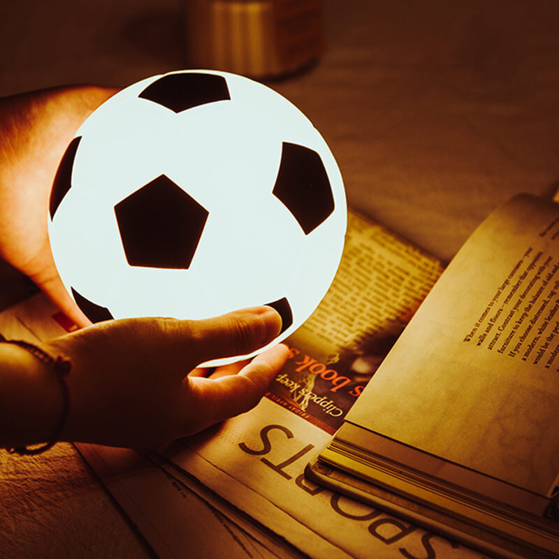 Norvo | Kreativ Fotball Silikon LED Nattlys USB Lading Bordlampe