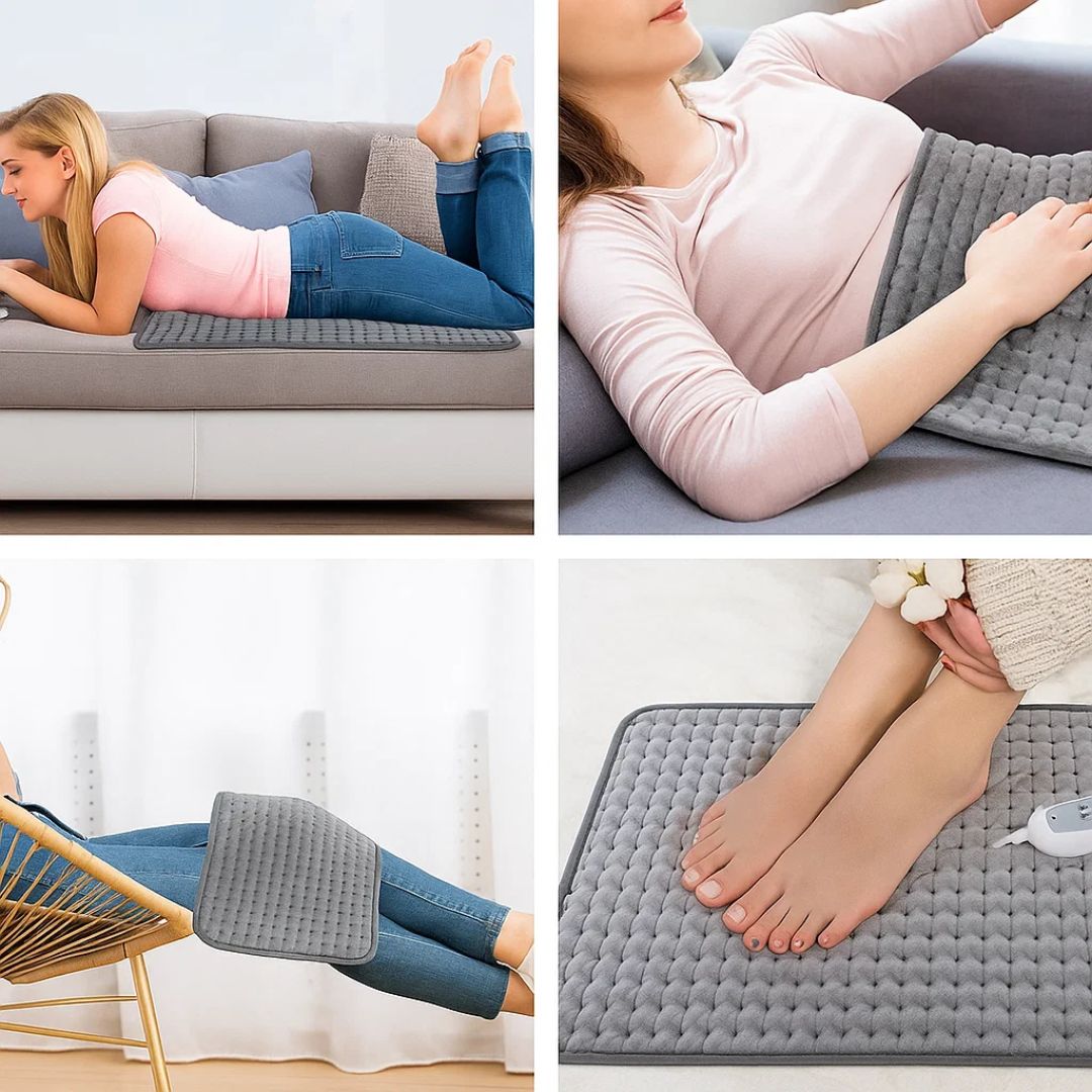 Norvo | Bærbare oppvarmede puter for ryggsmerter, muskel- og leddsmerter – Justerbar varme for kramper og stress