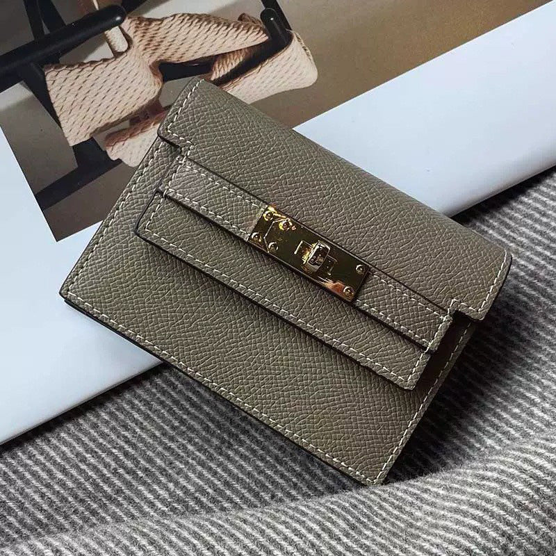 Norvo | Minimalistisk PU Lær Glidelås Kortholder