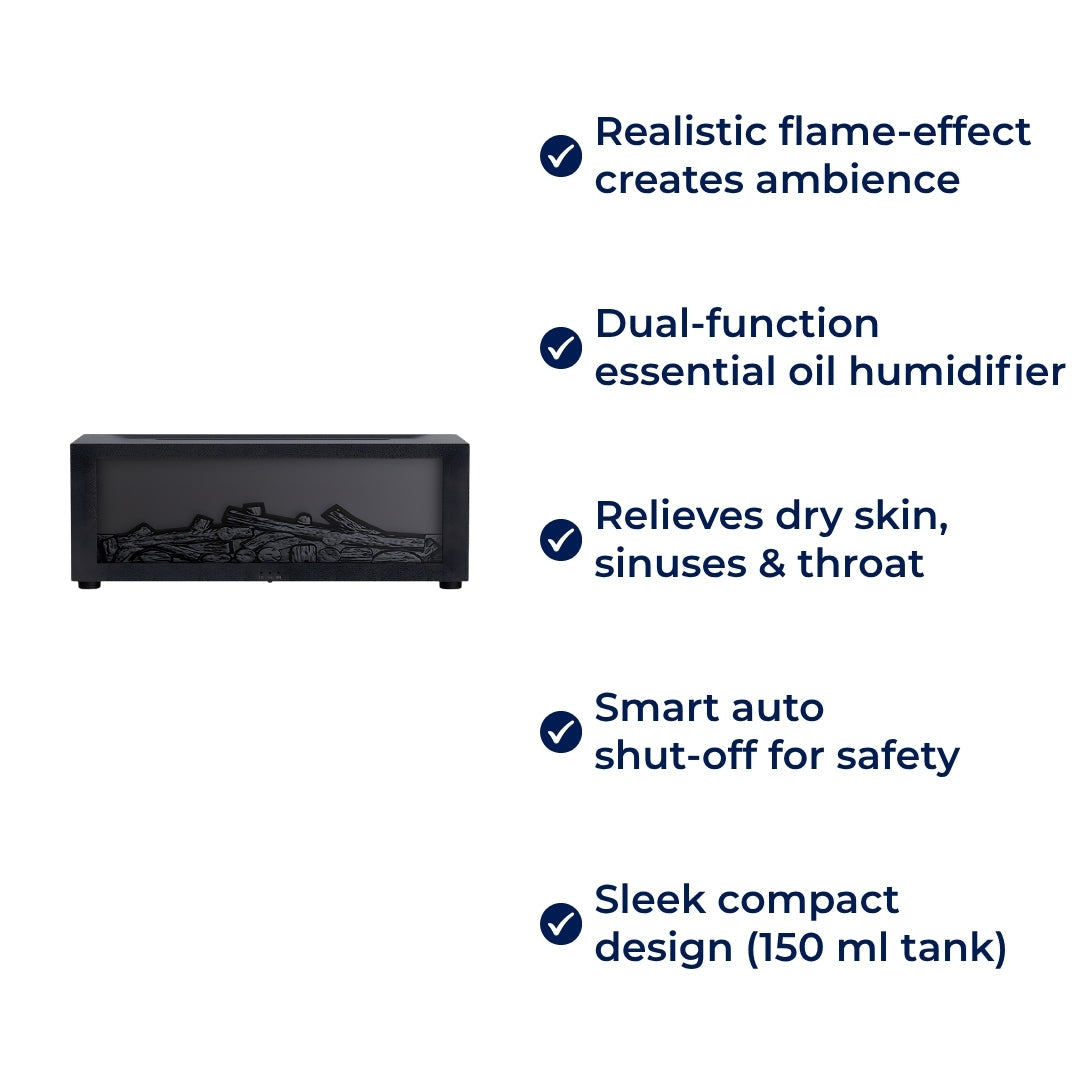 Dyp Søvn & Tørr Luft Lindring – Stille USB-Drevet 150 ml Tank – Soverom & Stue Norvo