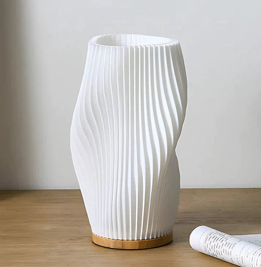 Norvo | Wavecrest Bordlampe – Myk Glød Designerlampe med Dimbar Varme og Naturlig Hvit Lys