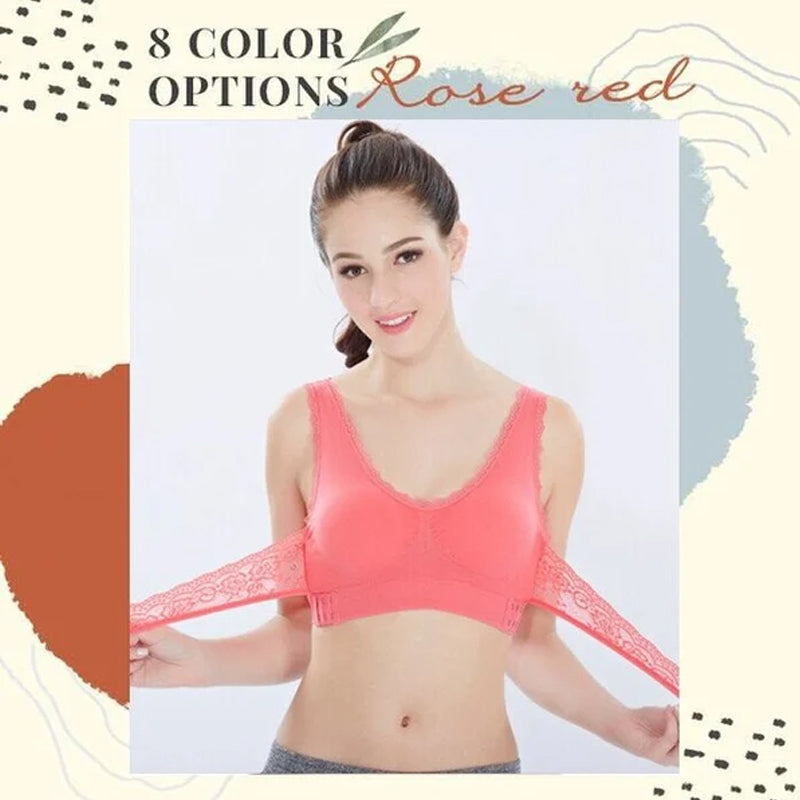 Norvo | Front Cross-Side Buckle Lace Bh