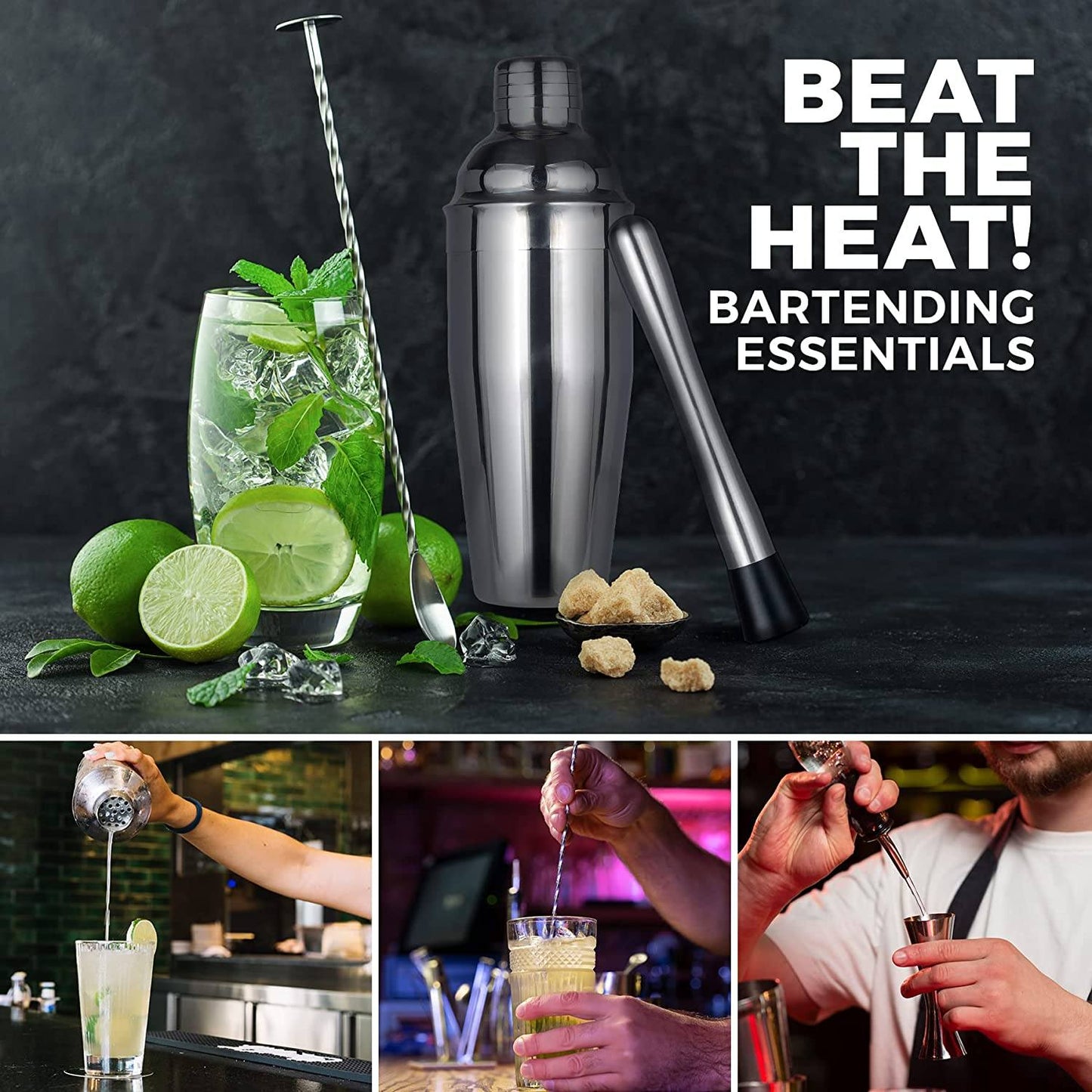 Norvo | 12-Delt: Cocktail Shaker Sett