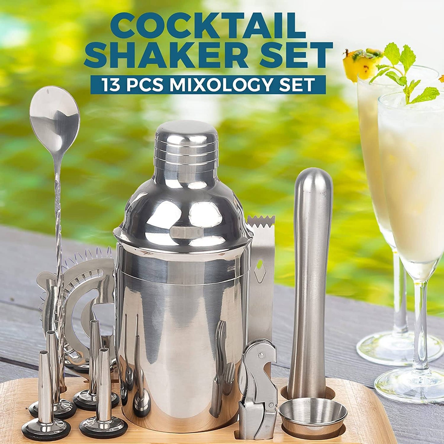 Norvo | 12-Delt: Cocktail Shaker Sett