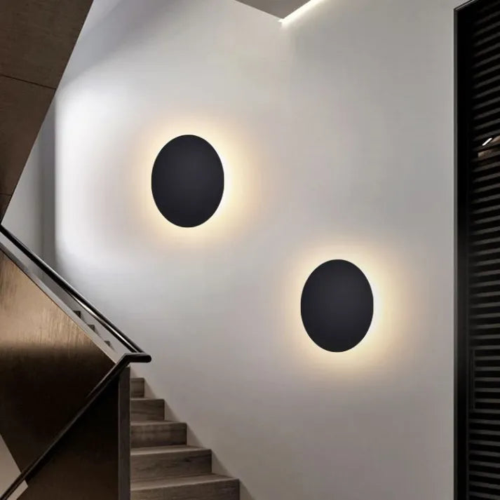 Norvo | Rund Vegglampe i Moderne Design