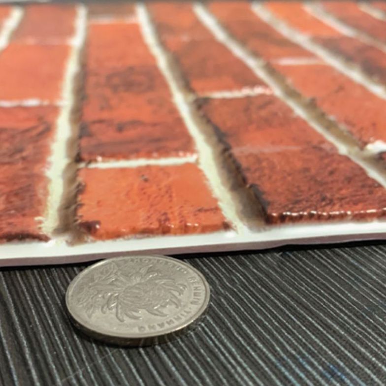 Norvo | 3D preget sprutbeskyttelsespaneler plast sprutbeskyttelsespaneler med vanntett