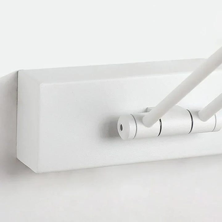 Minimalistisk LED Vegglampe Svart/Hvit – Modern Metallampe for Bad og Innendørs Bruk | Norvo