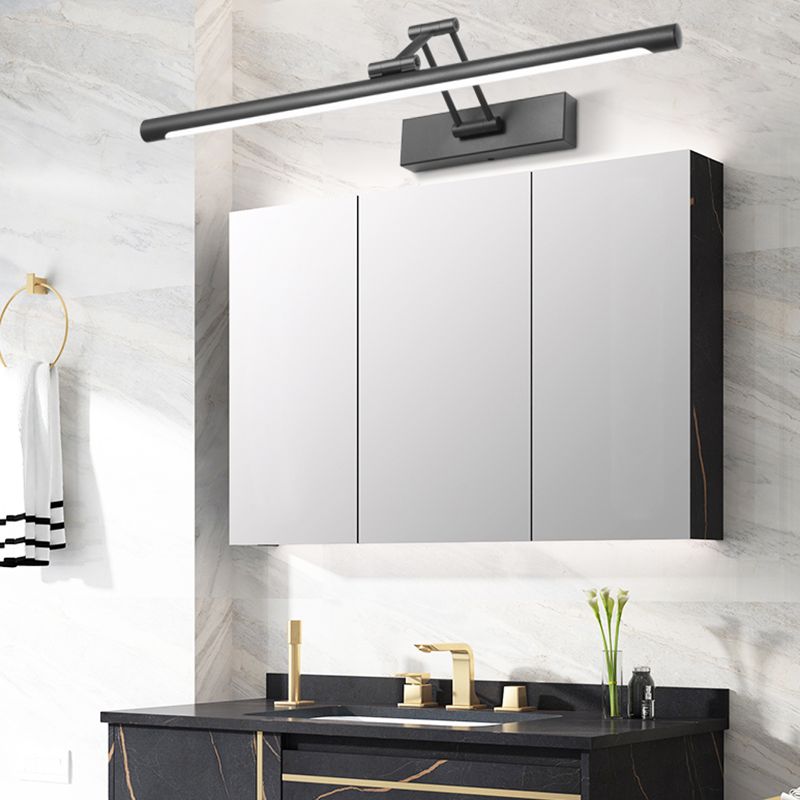 Minimalistisk LED Vegglampe Svart/Hvit – Modern Metallampe for Bad og Innendørs Bruk | Norvo