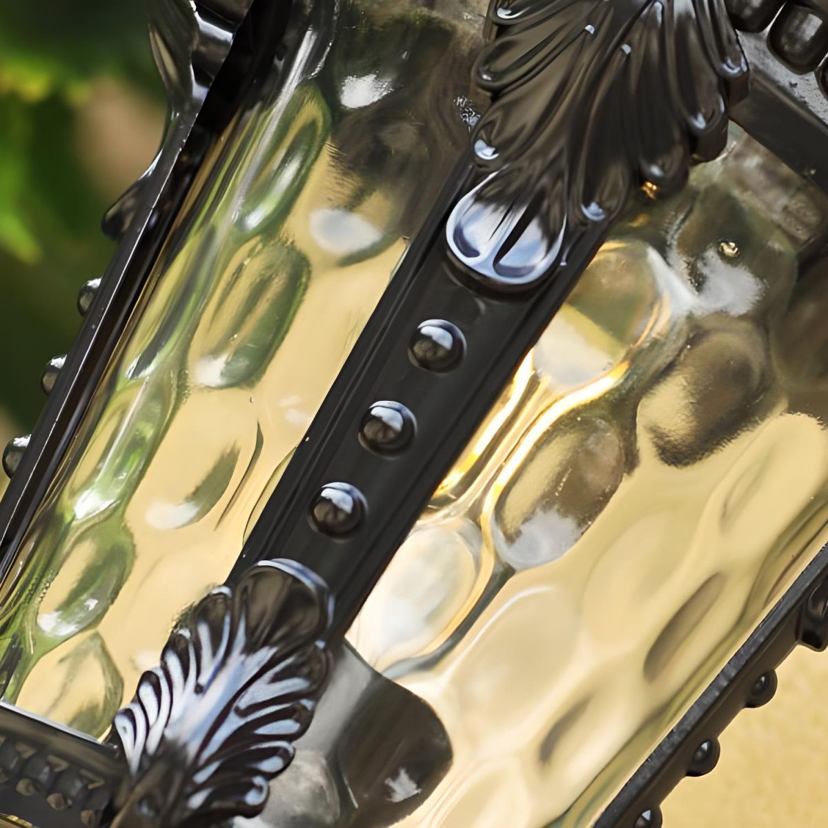 Norvo | Utendørs Vintage Glass Vegg Lantern Lys