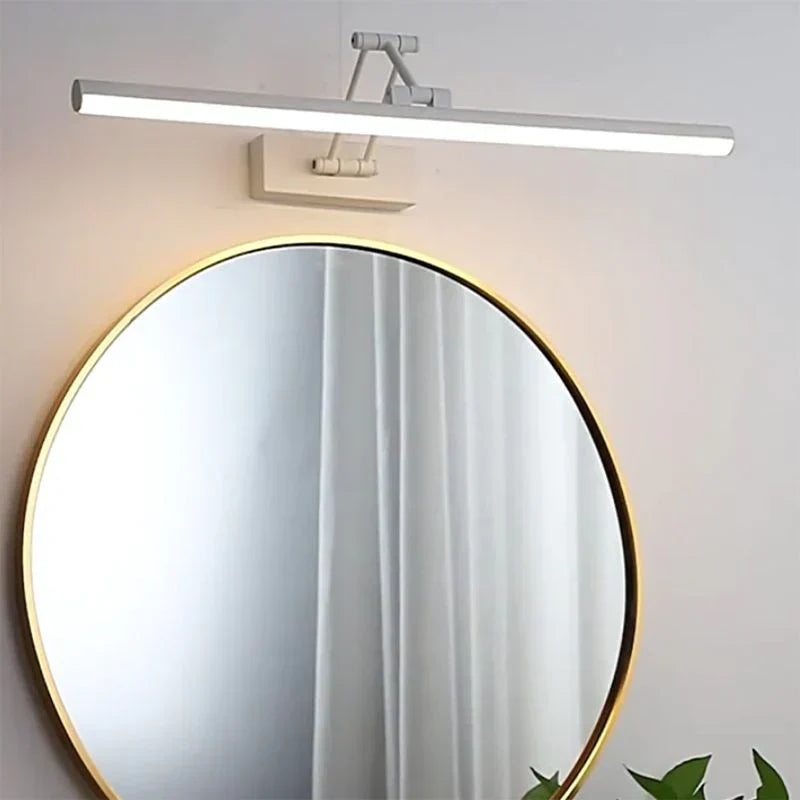 Minimalistisk LED Vegglampe Svart/Hvit – Modern Metallampe for Bad og Innendørs Bruk | Norvo