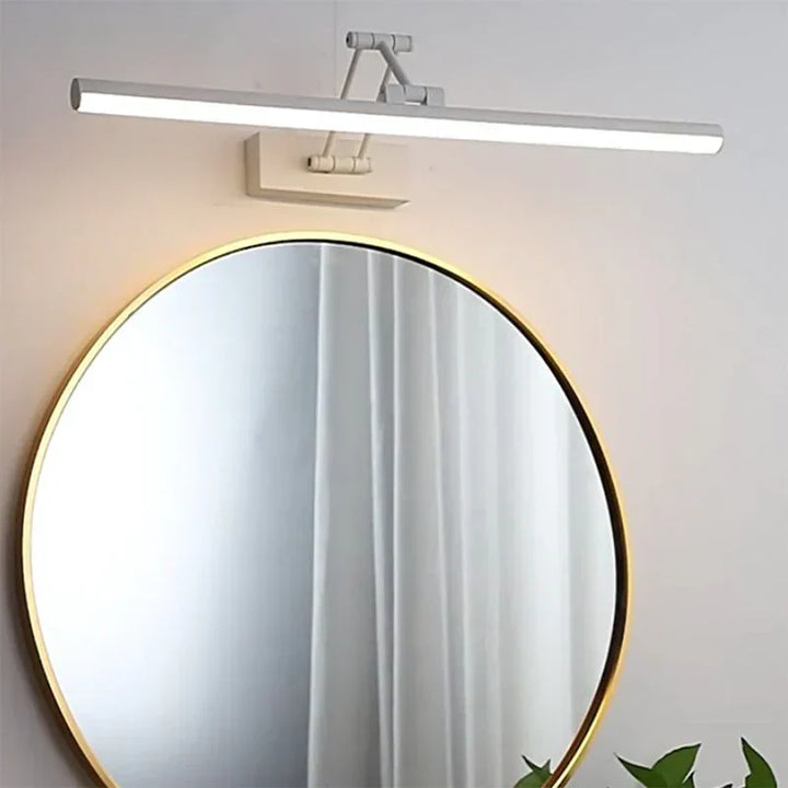 Minimalistisk LED Vegglampe Svart/Hvit – Modern Metallampe for Bad og Innendørs Bruk | Norvo
