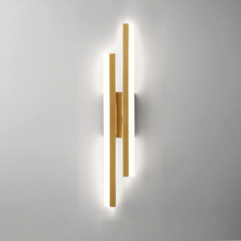 Norvo | Alana Moderne LED Veggbelysning - Elegant Svart/Gold Veggbelysning for Stue og Soverom