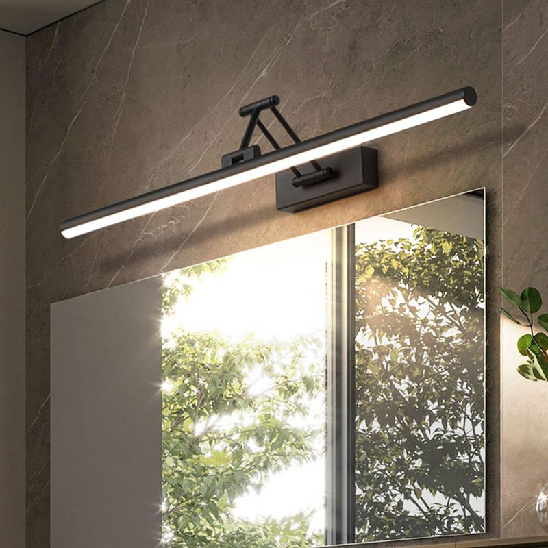Minimalistisk LED Vegglampe Svart/Hvit – Modern Metallampe for Bad og Innendørs Bruk | Norvo