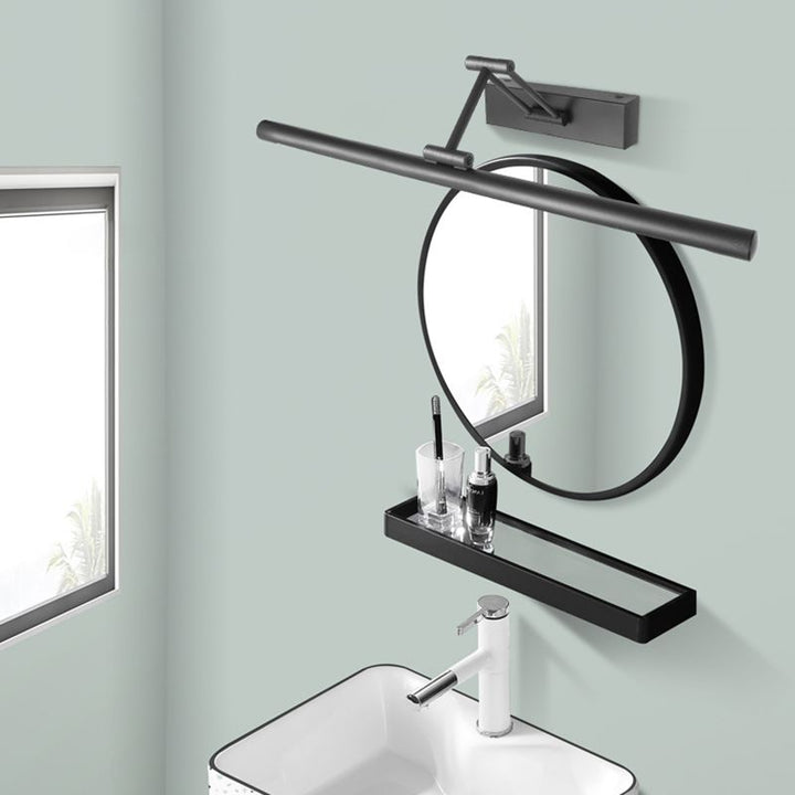 Minimalistisk LED Vegglampe Svart/Hvit – Modern Metallampe for Bad og Innendørs Bruk | Norvo
