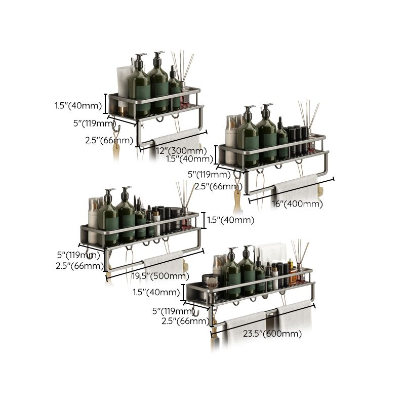 Norvo | Minimalisme Matt Metall Baderoms Tilbehør Sett Moderne Baderomshylle