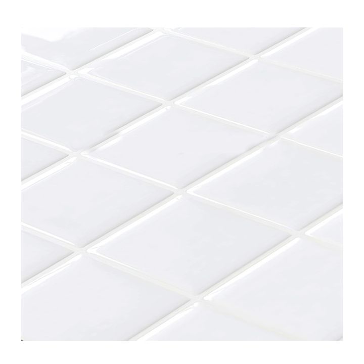 Norvo | Hvit Mosaic Peel & Stick Flis Vanntett Kjøkken Backsplash Tapet