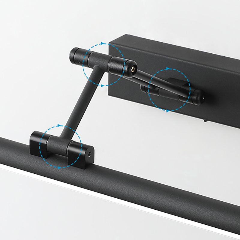 Minimalistisk LED Vegglampe Svart/Hvit – Modern Metallampe for Bad og Innendørs Bruk | Norvo
