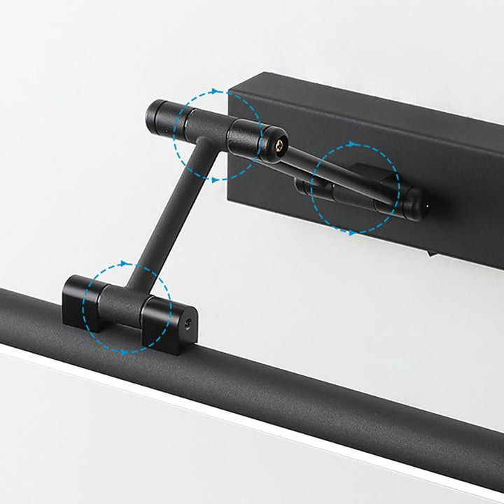 Minimalistisk LED Vegglampe Svart/Hvit – Modern Metallampe for Bad og Innendørs Bruk | Norvo