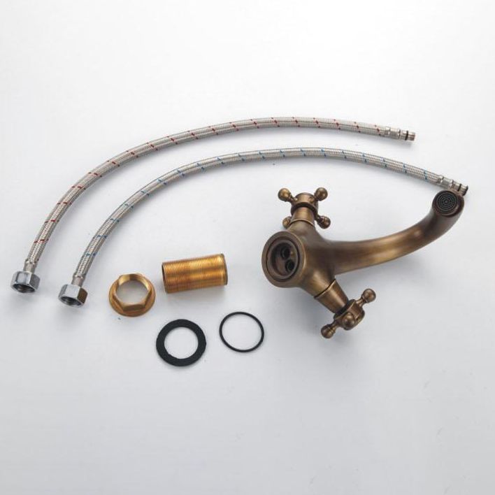 Norvo | Industriell Ubrett Bad 2 Kran Kryss Håndtak Vask Kran