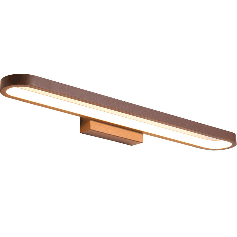 Norvo | Leigh moderne vegglampe lineær, Gull, Soverom/Baderom, Metall