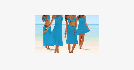 Norvo | 4-in-1 Strapless Beach Dress - Various Colors