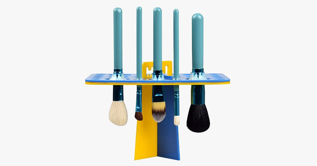 Norvo | Brush Dry Organizer – Profesjonelt tørk dine sminkebørster