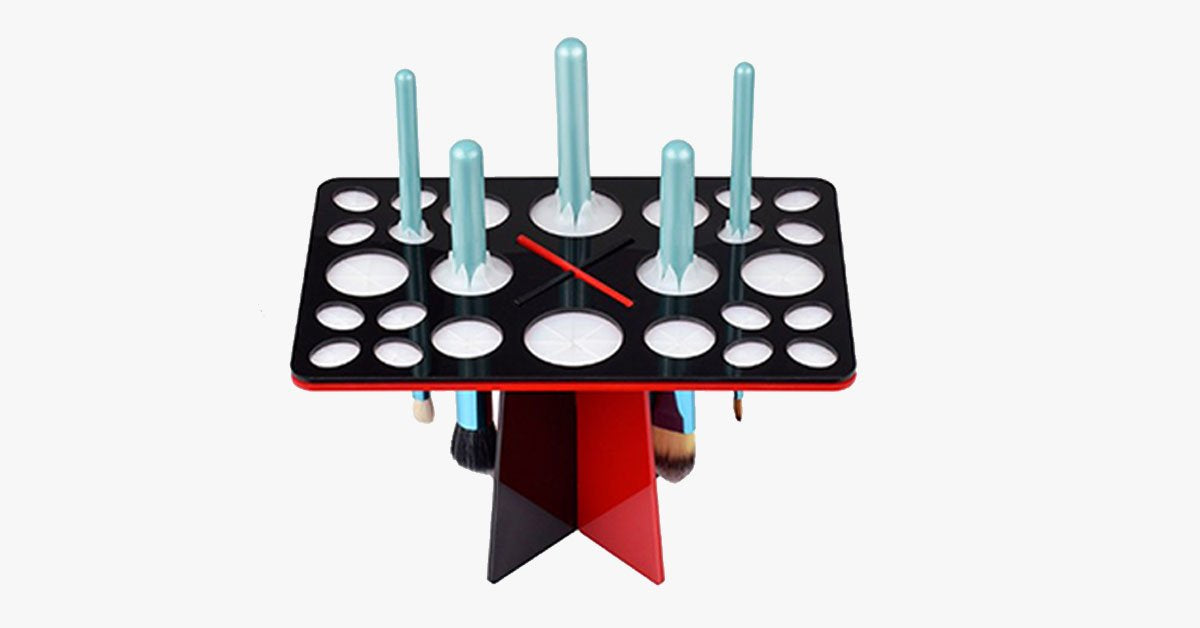 Norvo | Brush Dry Organizer – Profesjonelt tørk dine sminkebørster