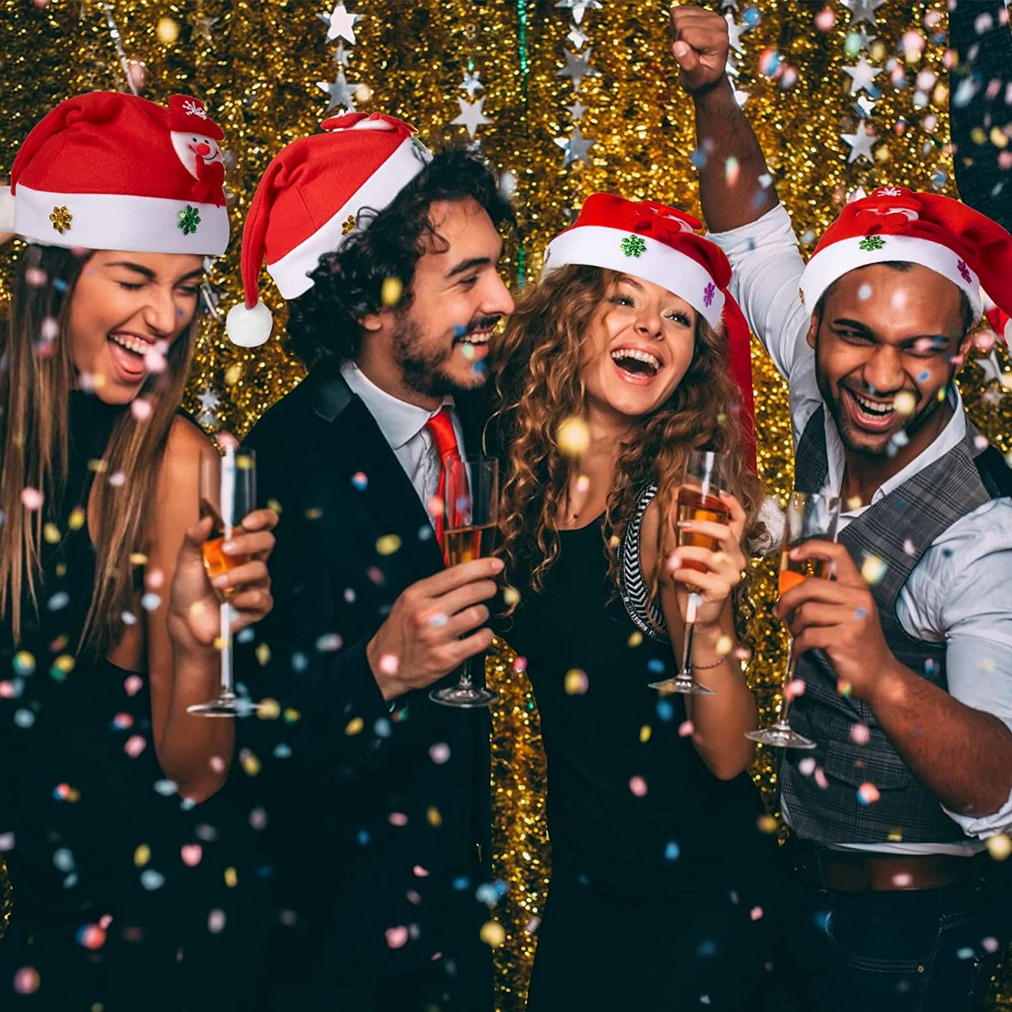 Norvo | God Jul LED Lys Hatt Nisse