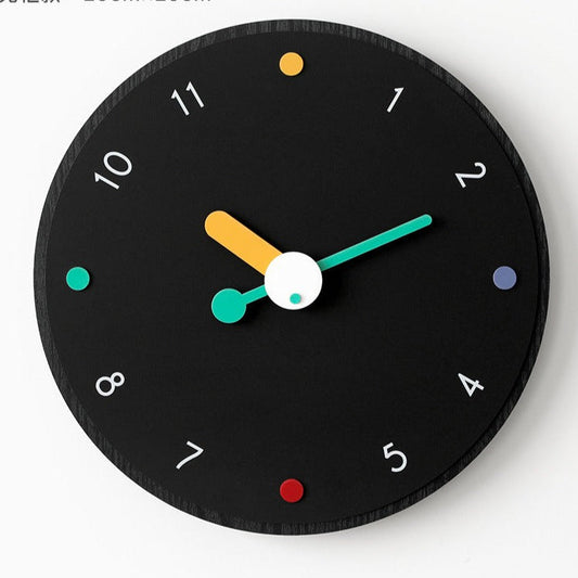 Norvo | Kunstnerisk Minimalistisk Stille Vegg Dekorativ Klokke