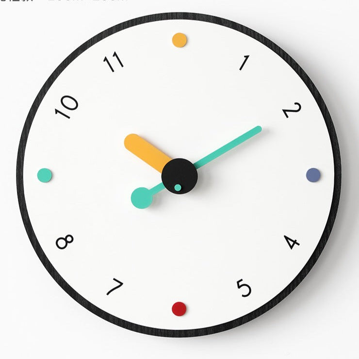 Norvo | Kunstnerisk Minimalistisk Stille Vegg Dekorativ Klokke