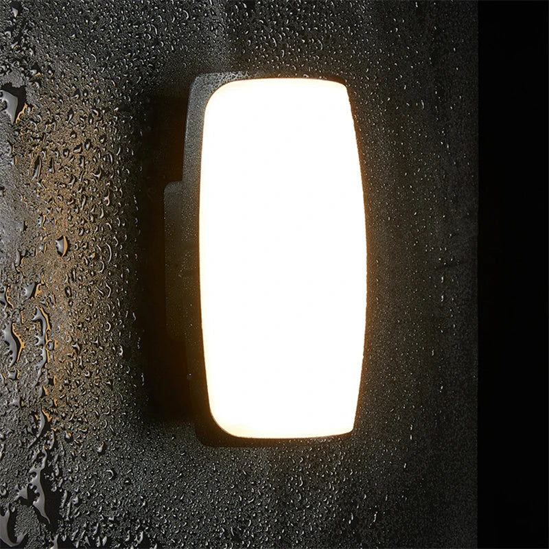 Norvo | Utendørs Vegglampe LED Vanntett IP65 Svart Moderne