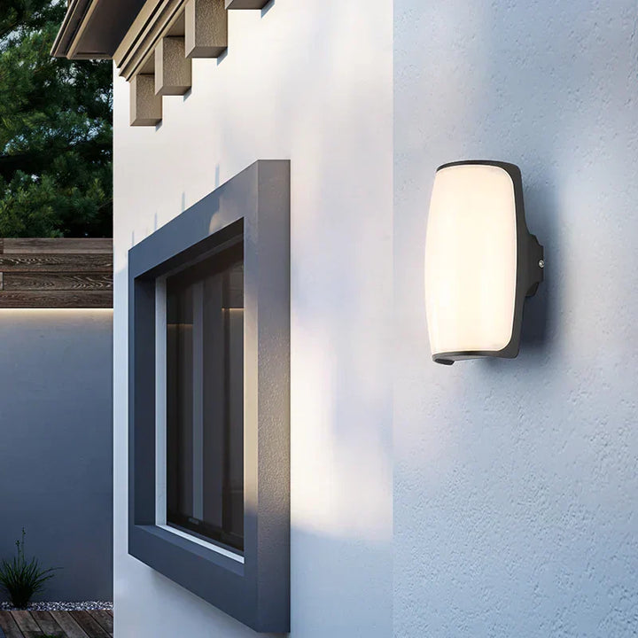Norvo | Utendørs Vegglampe LED Vanntett IP65 Svart Moderne