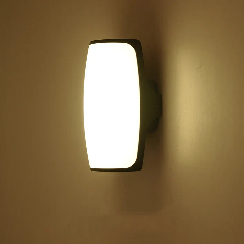 Norvo | Utendørs Vegglampe LED Vanntett IP65 Svart Moderne