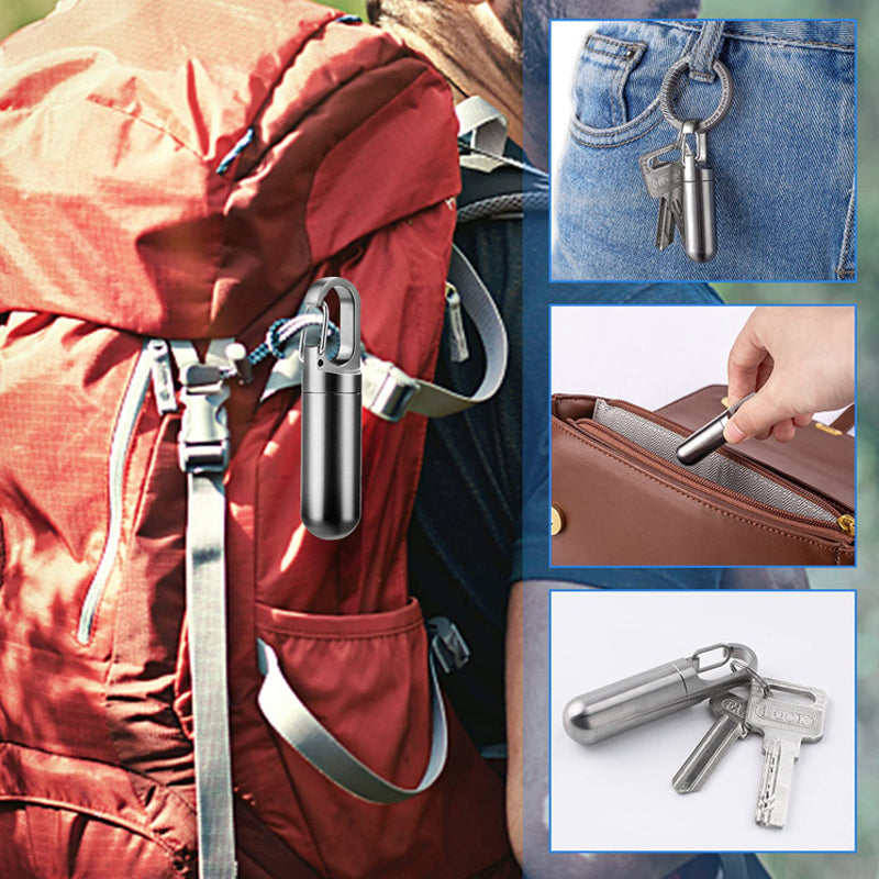 Norvo | Bærbar Medisinboks laget av Rustfritt Stål