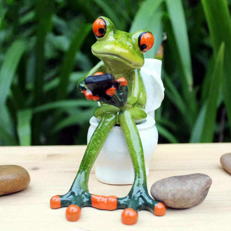 Norvo | Festival Frog Resin Crafts Frog Pastoral Ornament