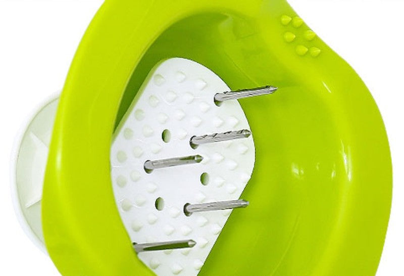 Norvo | Multifunksjonell Gr Gemizer, Hakkemaskin, Rivejern & Skiver, med 4 Typer Blader & En Oppbevaringsboks, for Enkel Matlaging