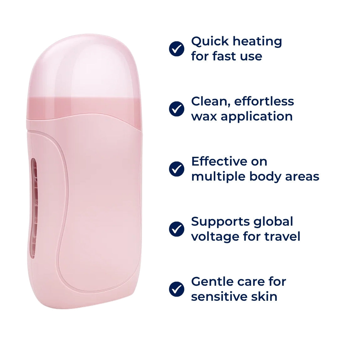 På voks varmere – Langvarig glatt hud – Kompakt bærbar design – Skånsom mot sensitiv hud – Perfekt for reise Norvo
