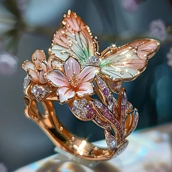 Butterfly flower ring | Norvo